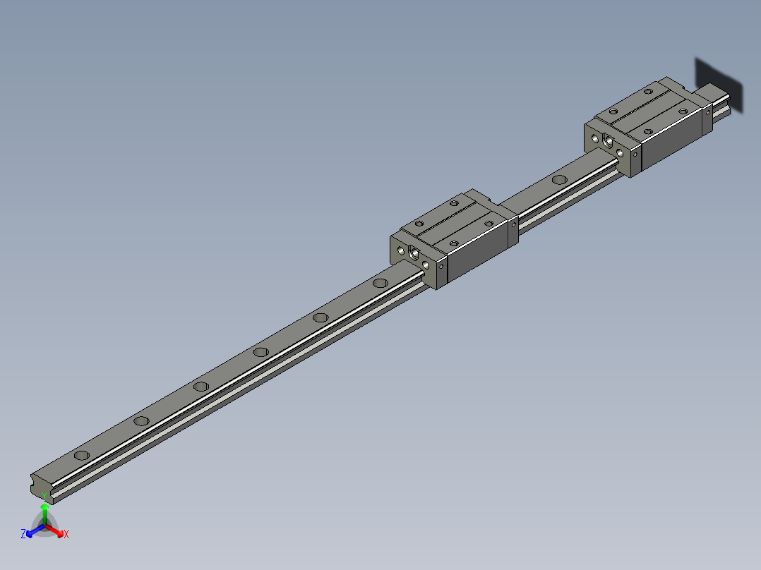 2怡合达直线滑轨IAS03_H33_L680-001