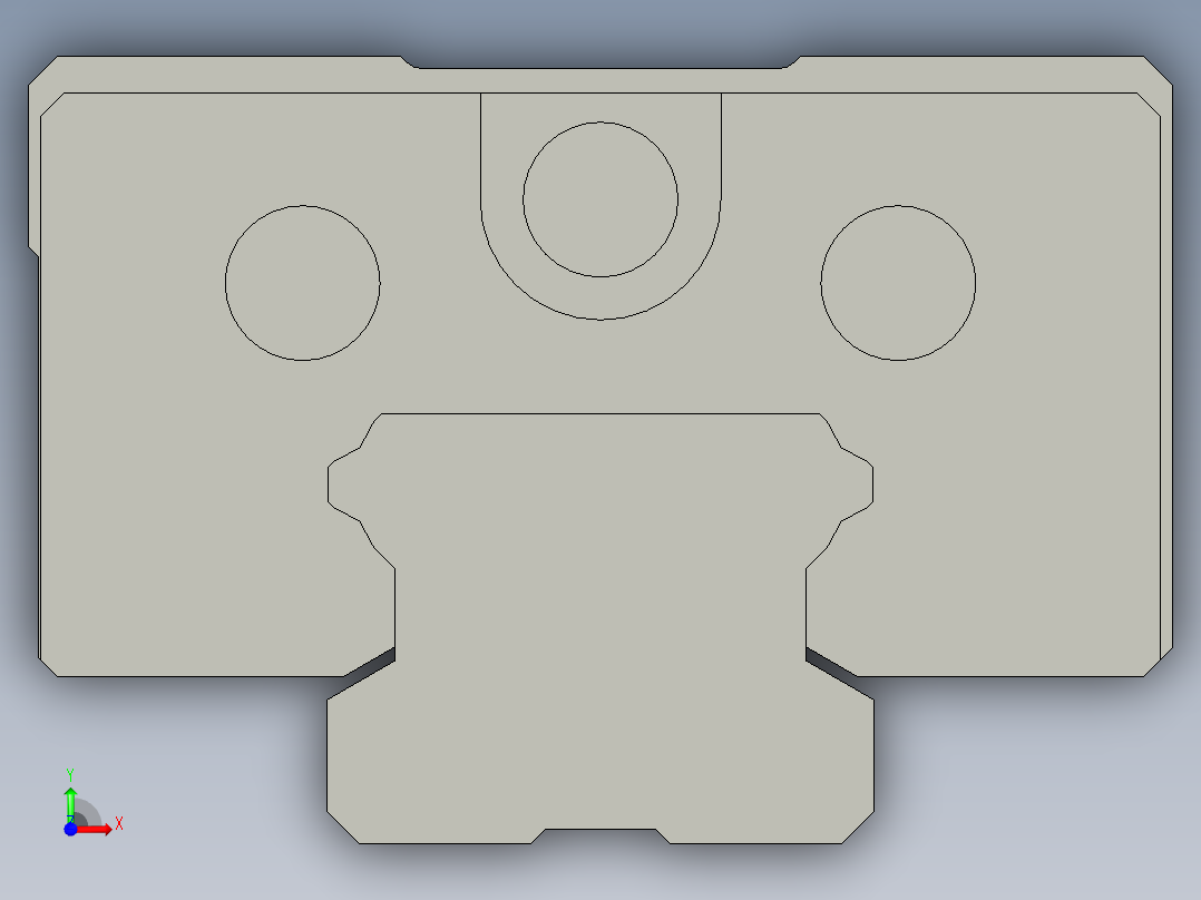2怡合达直线滑轨IAS03_H33_L680-001前视图