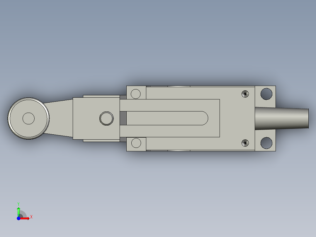 前端后限位开关LXJM1-8108前视图