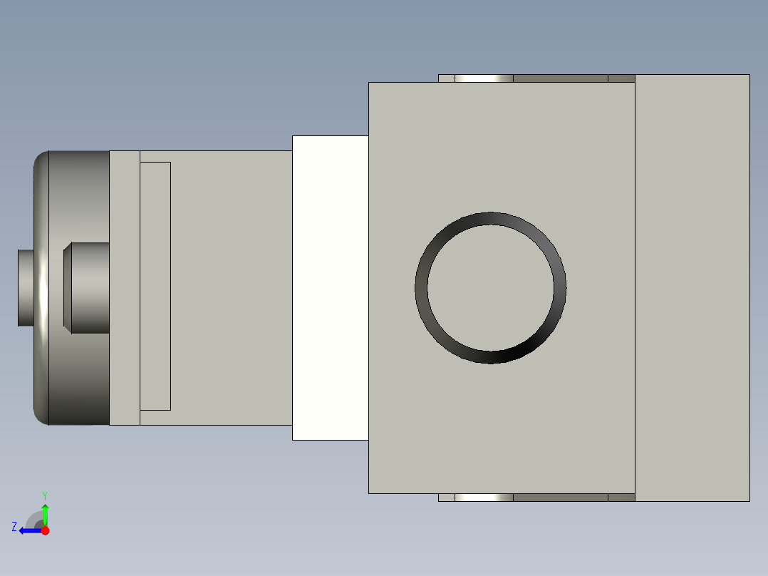 前端后限位开关LXJM1-8108右视图