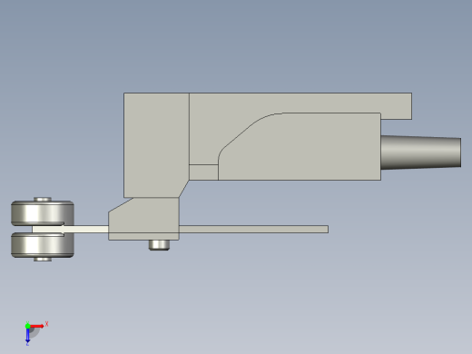 前端后限位开关LXJM1-8108俯视缩略图