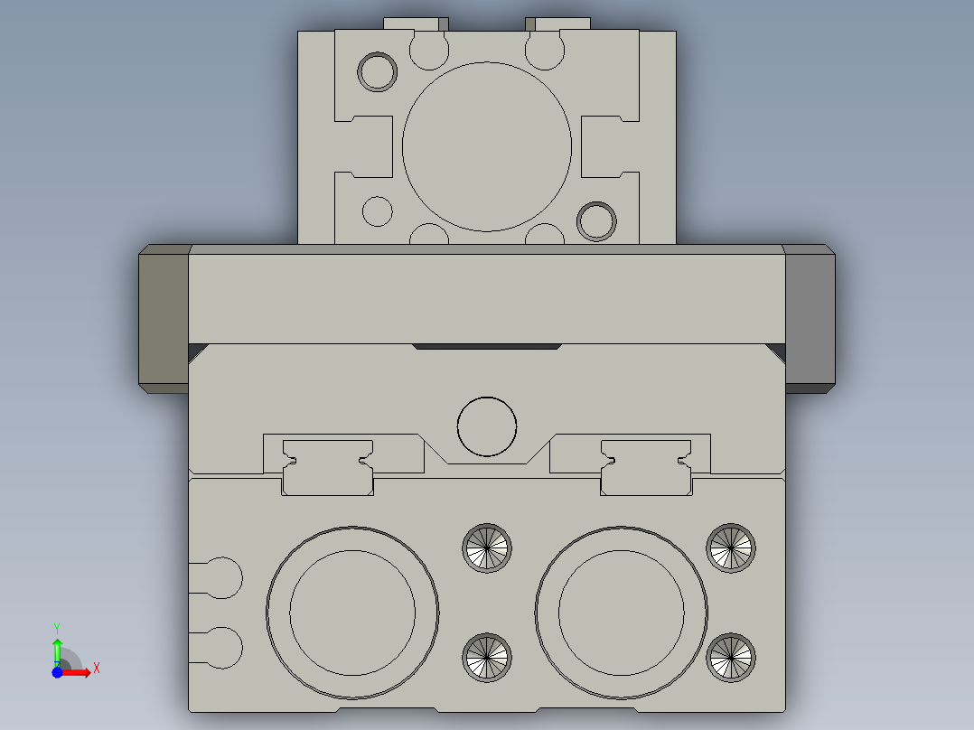 白色插件取手前视图
