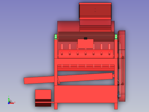 板栗脱壳机前视缩略图