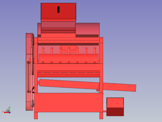 板栗脱壳机后视缩略图