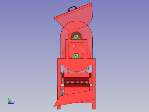 板栗脱壳机左视缩略图