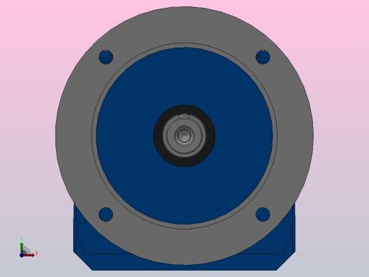 RF67R37法兰轴伸式组合型斜齿轮减速机RF67R37-Y0.37-4P-71-M1-0°-Φ250前视缩略图