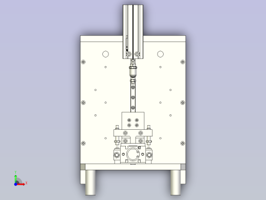 USB电测治具3D模型前视缩略图