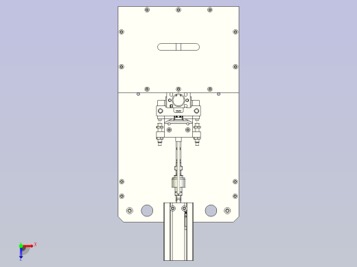 USB电测治具3D模型俯视缩略图