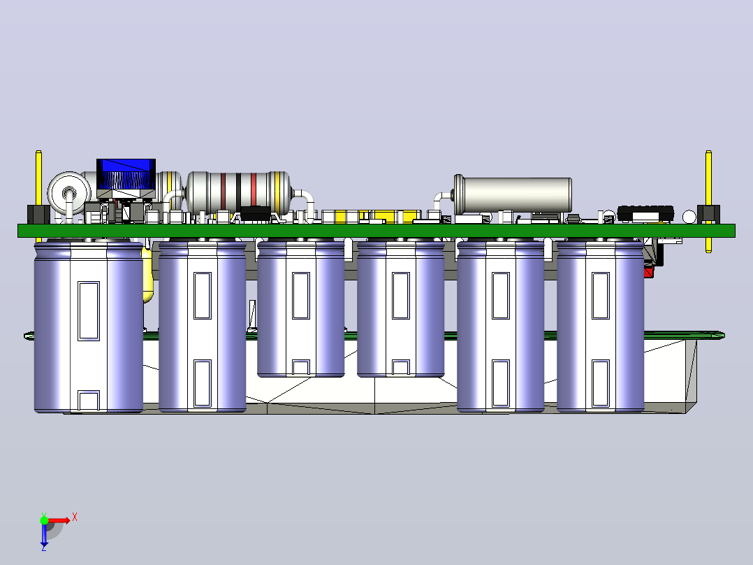 ATMEGA32上的金属探测器俯视图