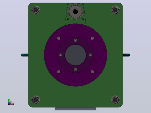 塑料注塑成型机plastic-injection-machine-模型格式为 sw stp前视缩略图