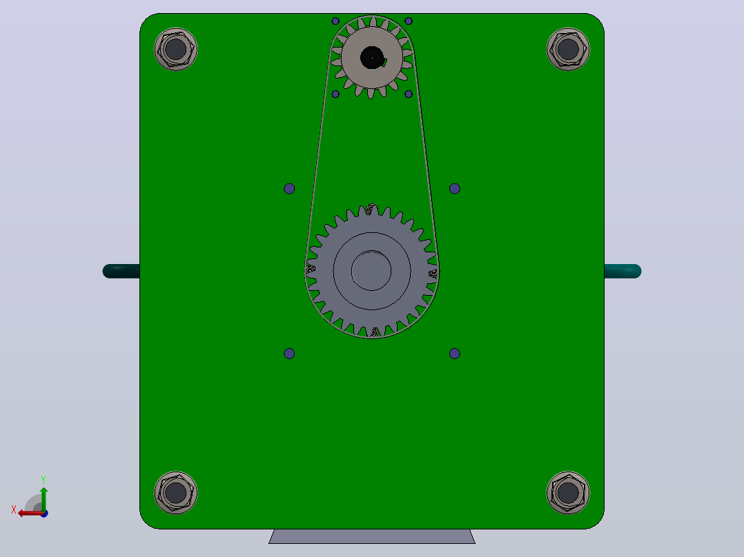 塑料注塑成型机plastic-injection-machine-模型格式为 sw stp后视图