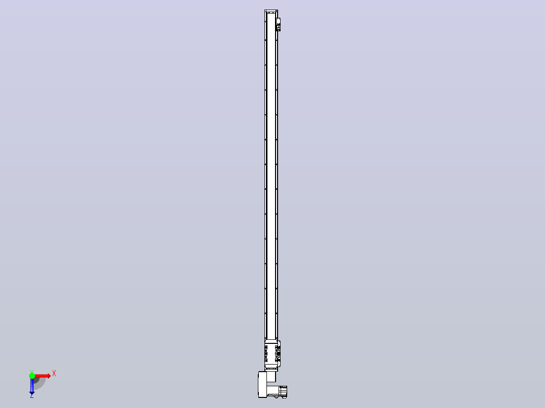 机器人皮带驱动直线轴TPA-GCB-50-P42-L1300-QL-M10-N3俯视图
