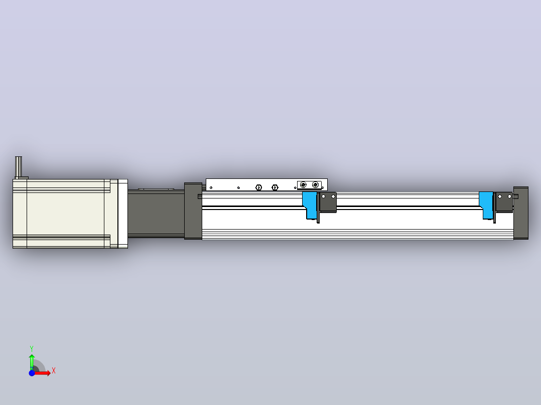 FSL120 直线模组[FSL120-E200-10C7-BC-B86]前视图