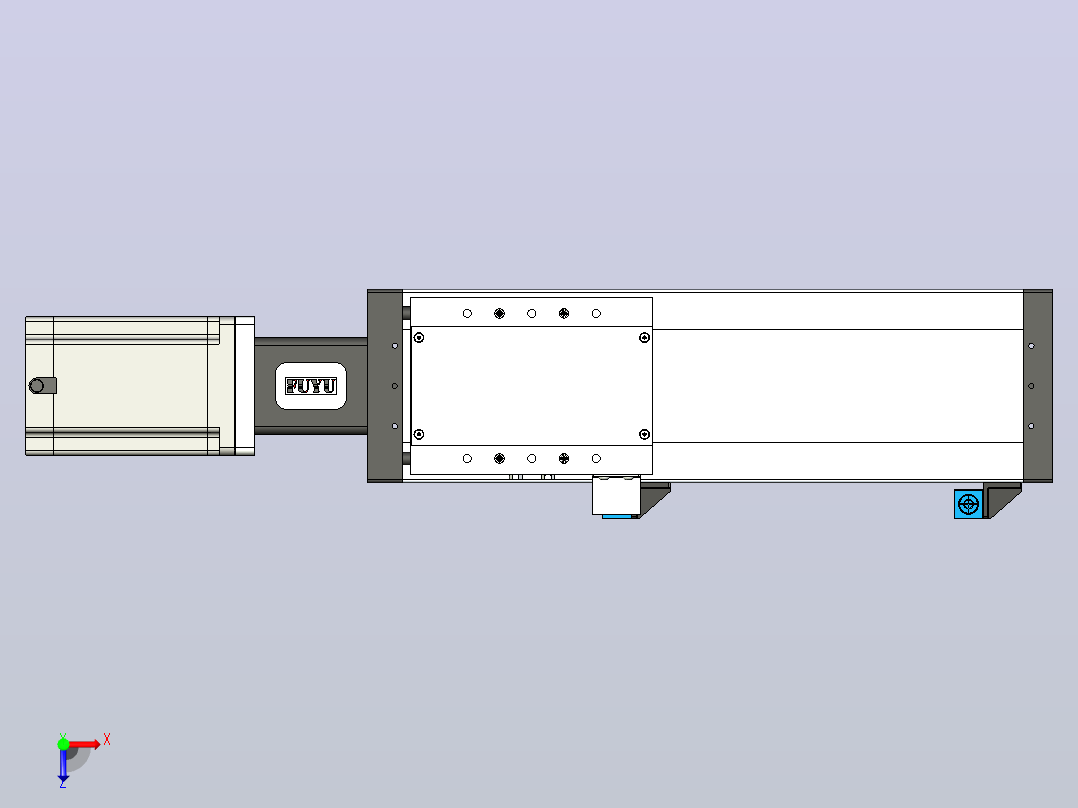 FSL120 直线模组[FSL120-E200-10C7-BC-B86]俯视图