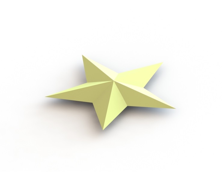 3D伍角星