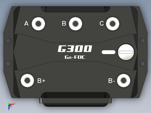 Go-FOC G300 控制器俯视缩略图