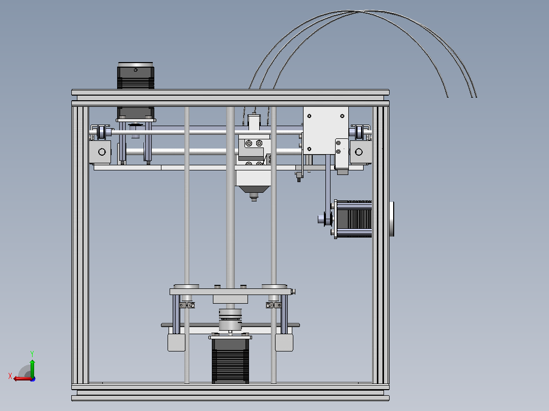 3D打印机SW后视图