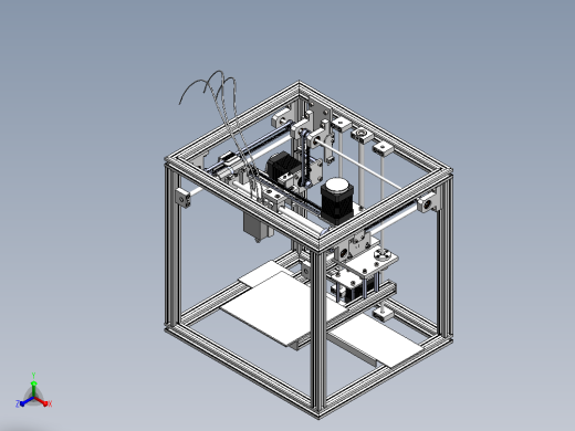 3D打印机SW正等轴测缩略图