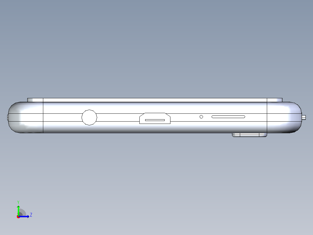 samsung galexy A750 2018左视图