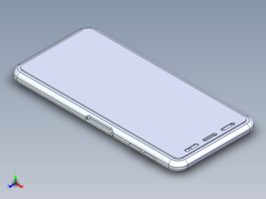 samsung galexy A750 2018正等轴测缩略图
