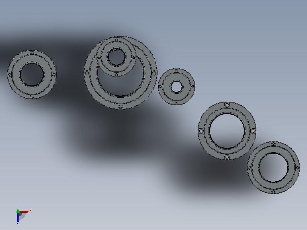 管状观察玻璃俯视图