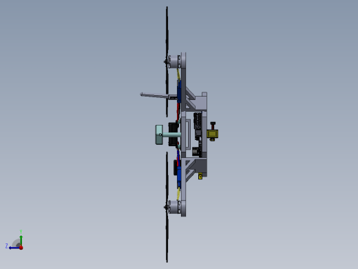 国际竞速比赛无人机模型3D图纸 Solidworks设计 附STEP右视缩略图