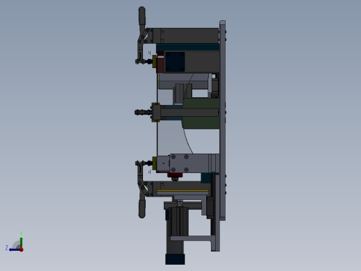 裙板焊接组件右视缩略图