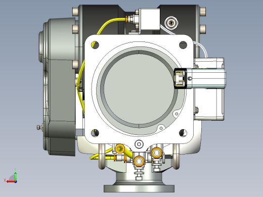 气动倾斜装置3D数模图纸 STEP格式后视缩略图