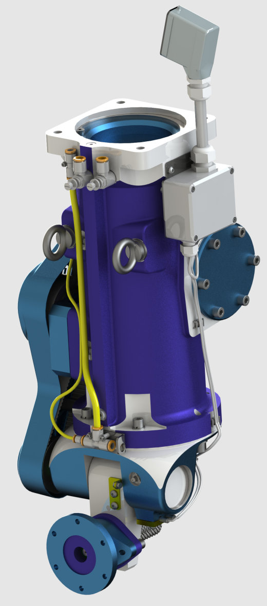 气动倾斜装置3D数模图纸 STEP格式缩略图