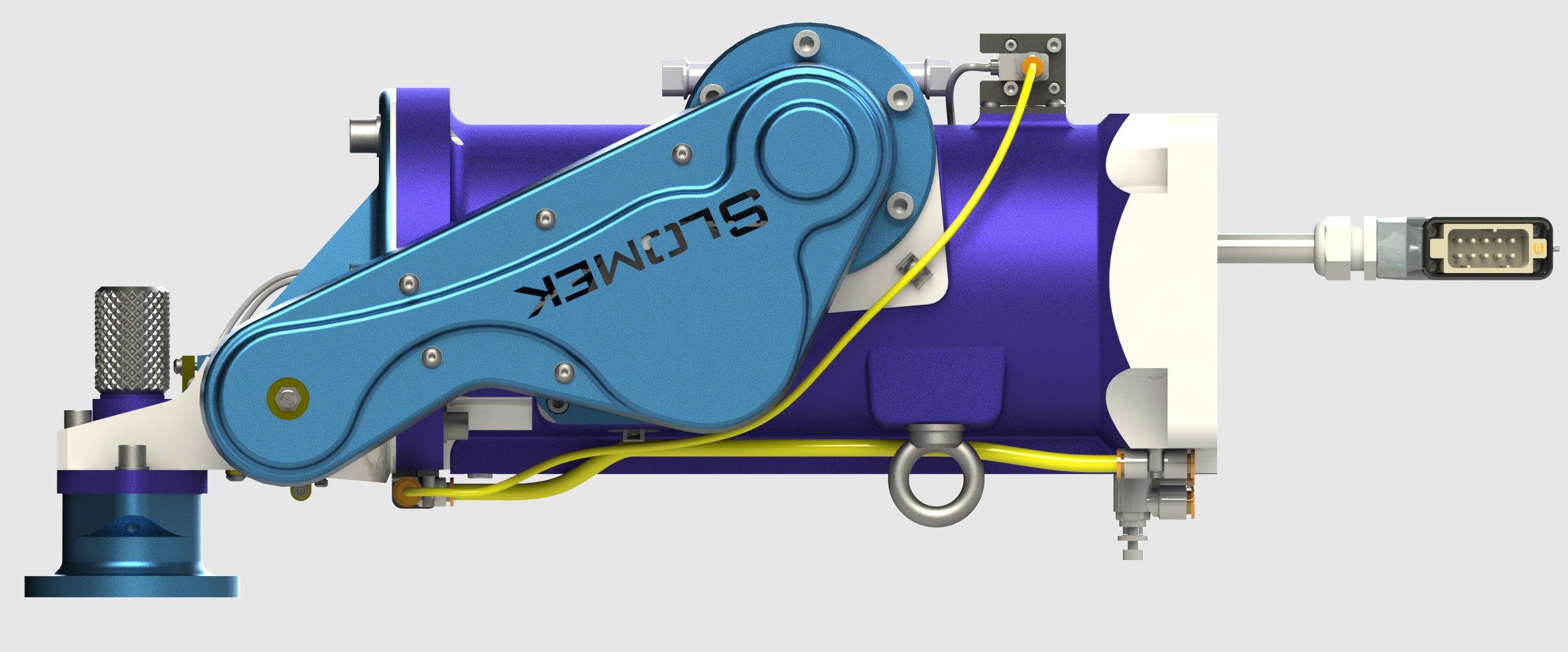 气动倾斜装置3D数模图纸 STEP格式