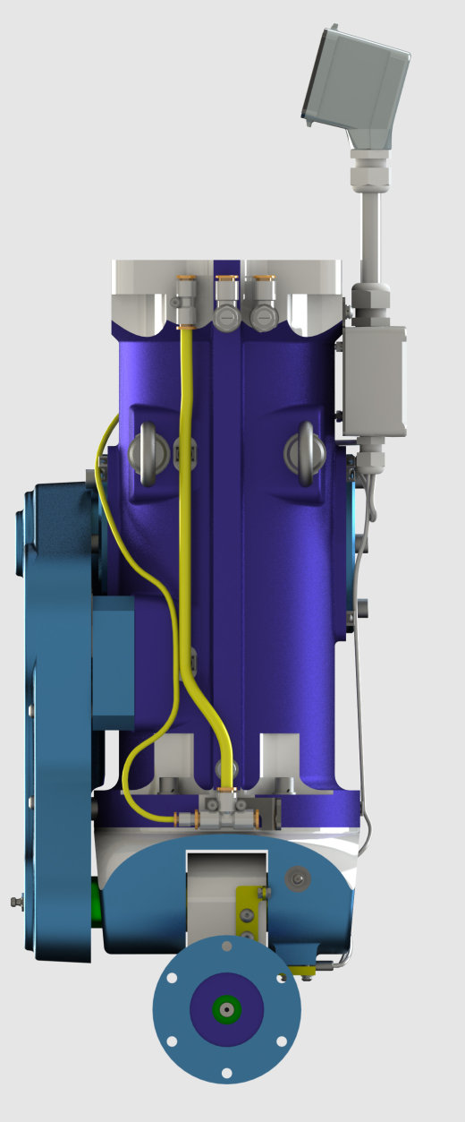 气动倾斜装置3D数模图纸 STEP格式缩略图