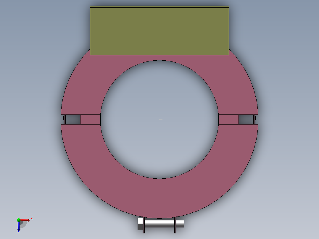LXK-120电流互感器俯视图