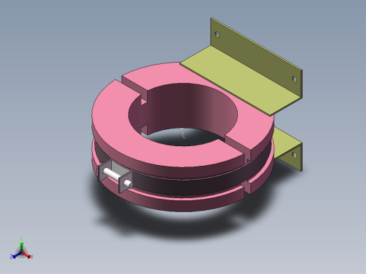 LXK-120电流互感器正等轴测缩略图