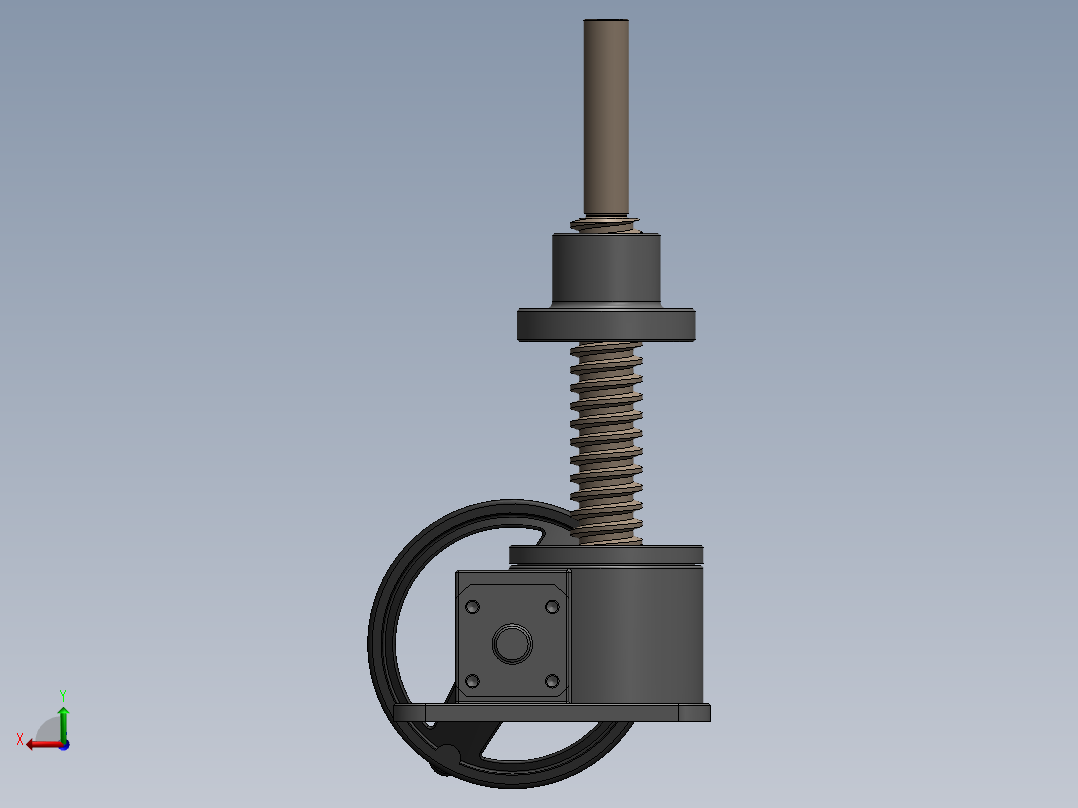 摇椅模型后视图