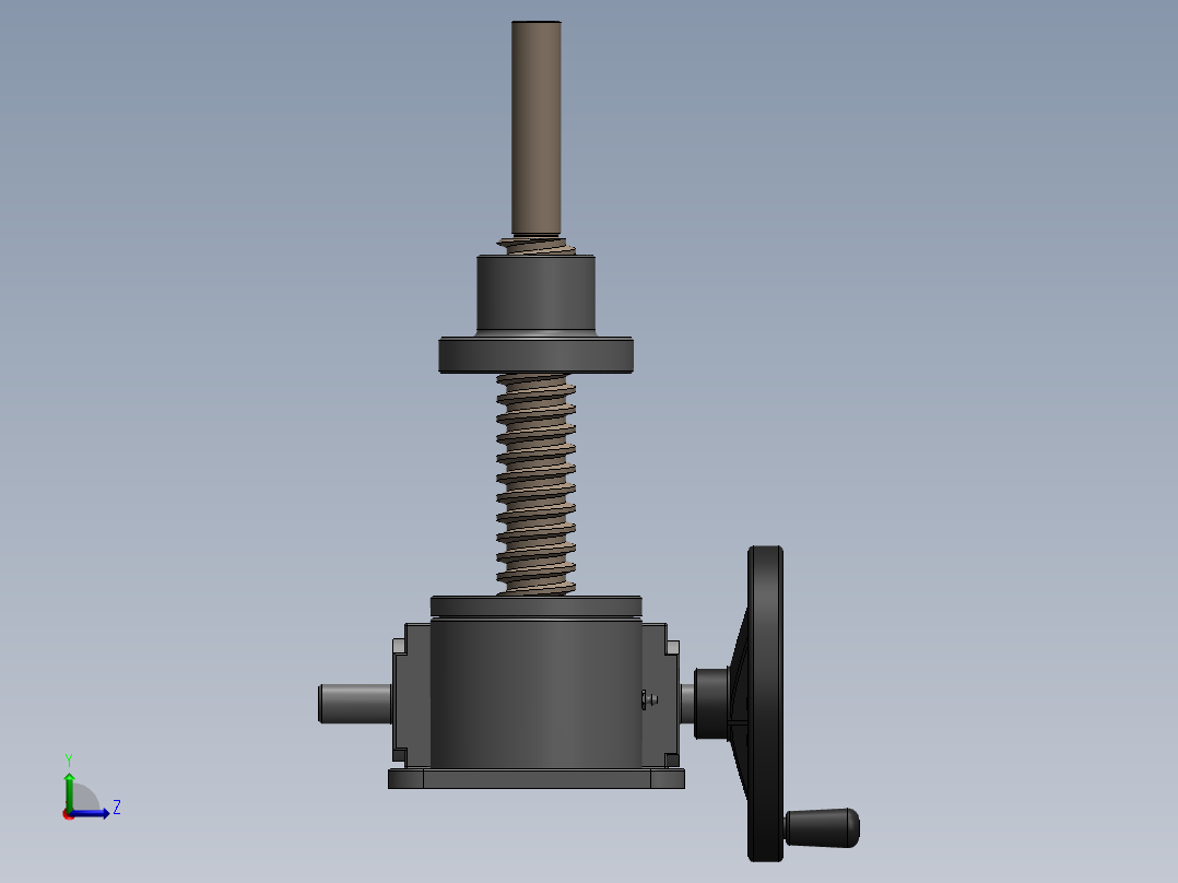 摇椅模型左视图