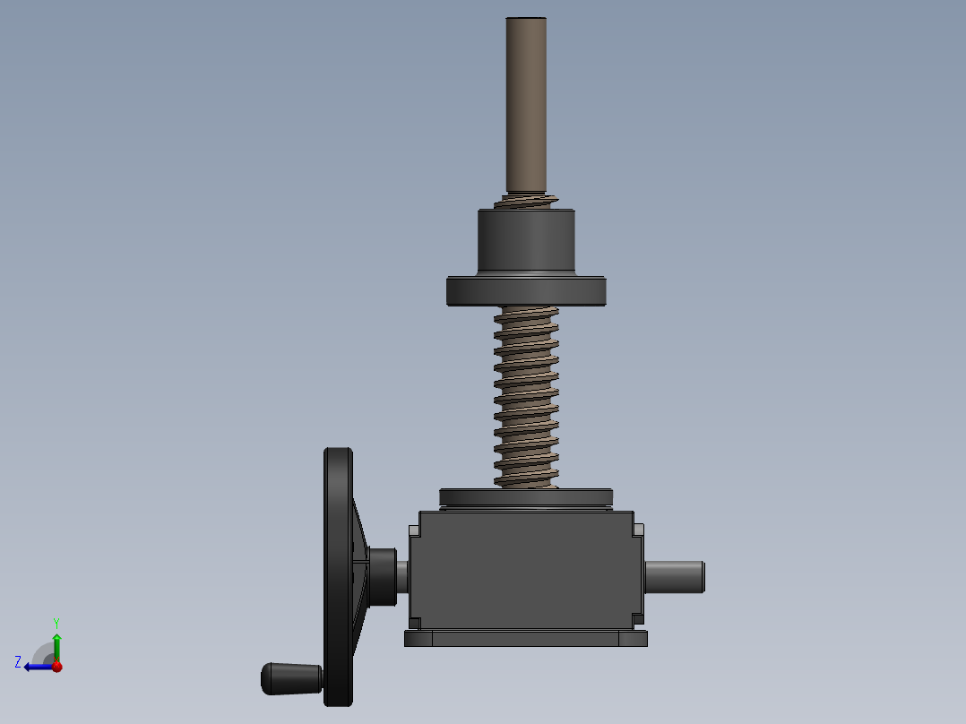 摇椅模型右视图