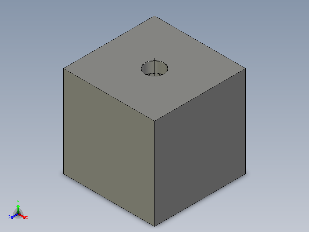 插孔-T-54AD正等轴测图