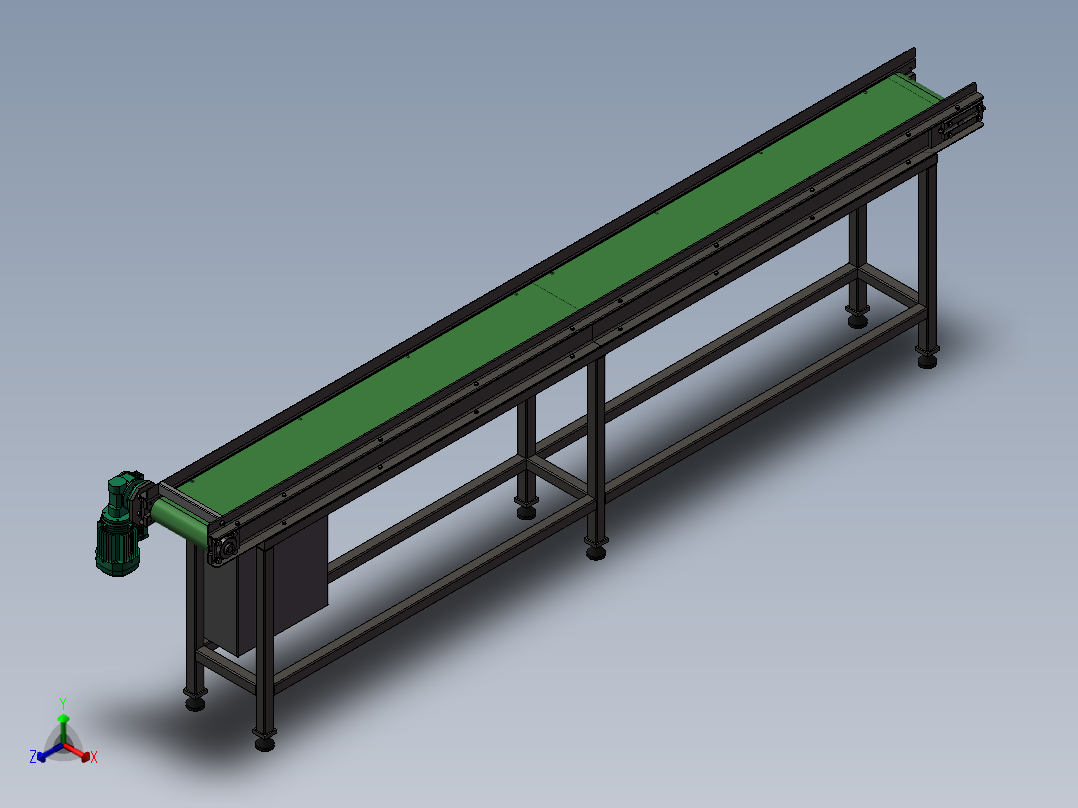 运输机设备1正等轴测图