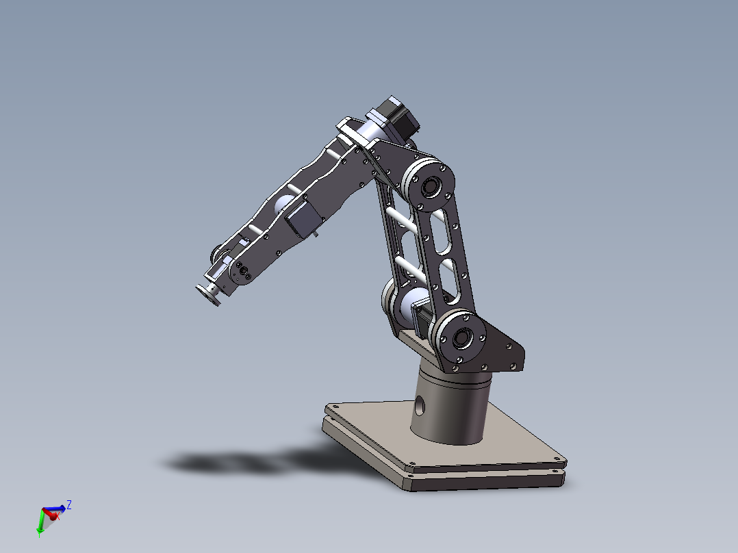 六轴机器人渲染仿真动画