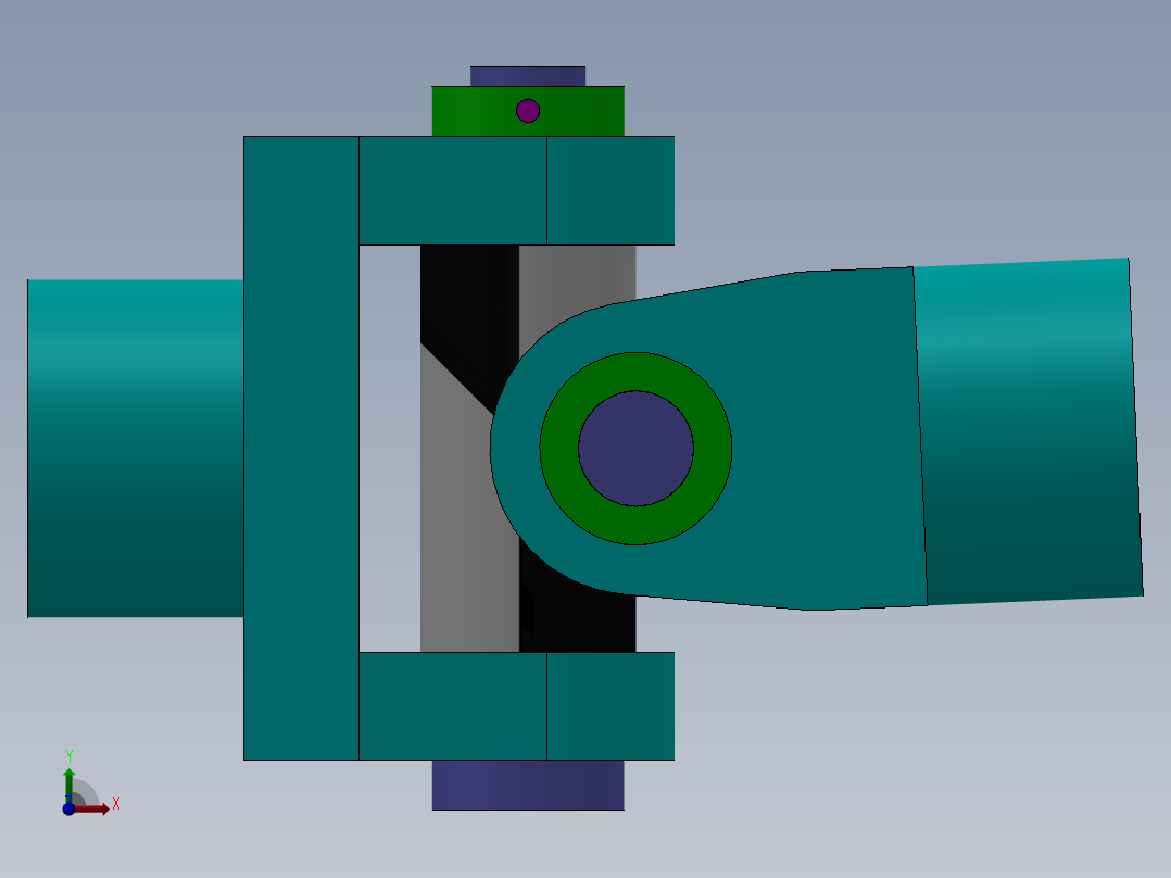 轮胎式联轴器前视图