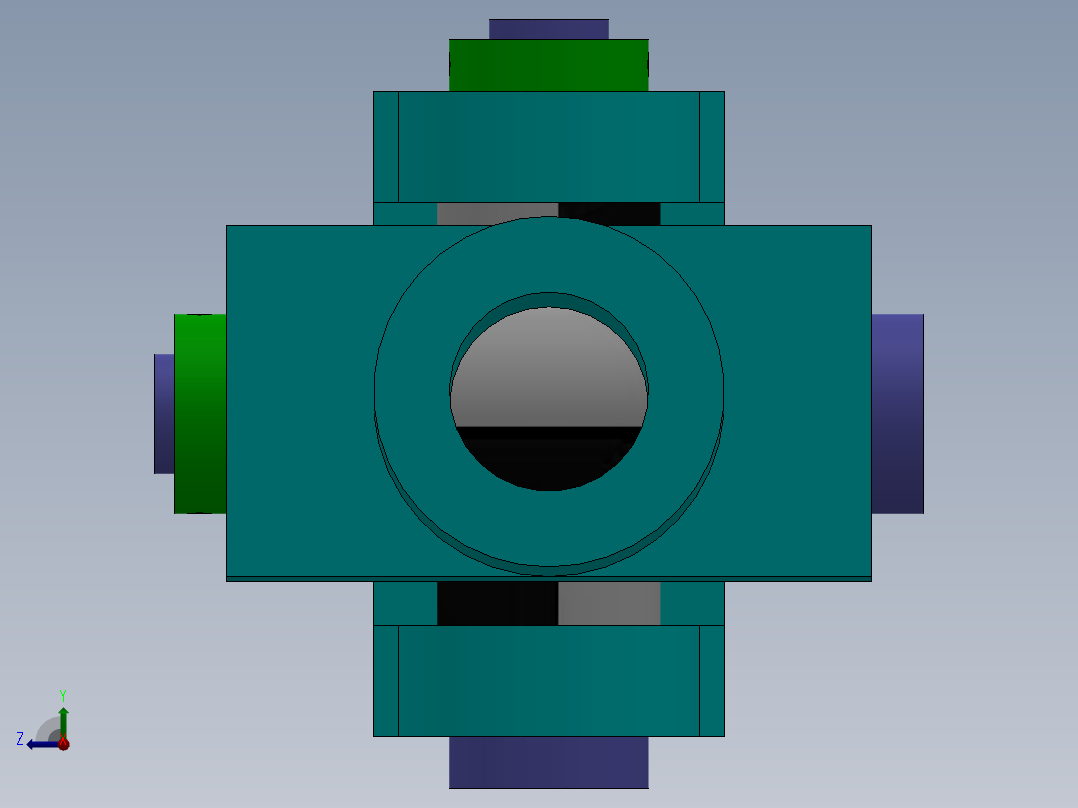 轮胎式联轴器右视图