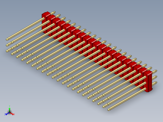 彩色公头100mil（2.54mm）系列-DS1021_red_3x21p_100mil_Type19_rev1.0