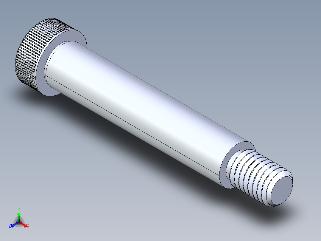 内六角螺螺栓-SB 0.500-13 x3主视图