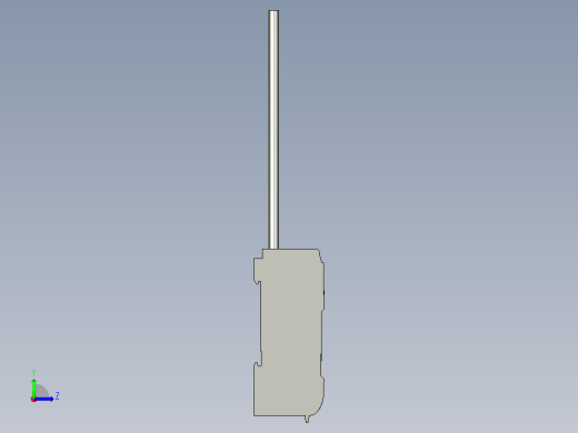基恩士FS-V21_kc图纸模型左视缩略图