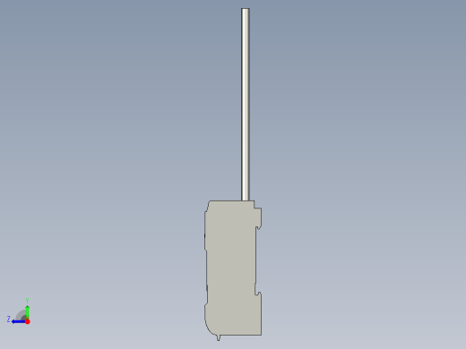 基恩士FS-V21_kc图纸模型右视缩略图