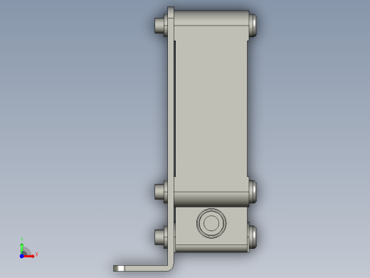基恩士IB-30_kc图纸模型前视缩略图