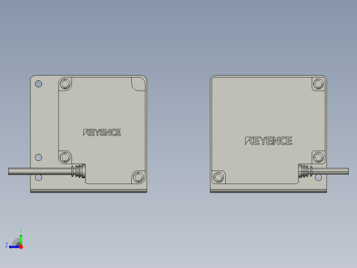 基恩士IB-30_kc图纸模型右视缩略图