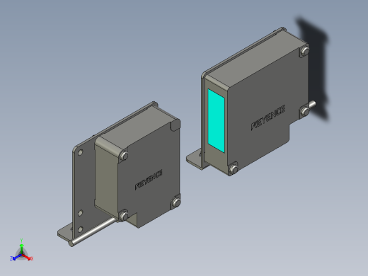 基恩士IB-30_kc图纸模型正等轴测缩略图