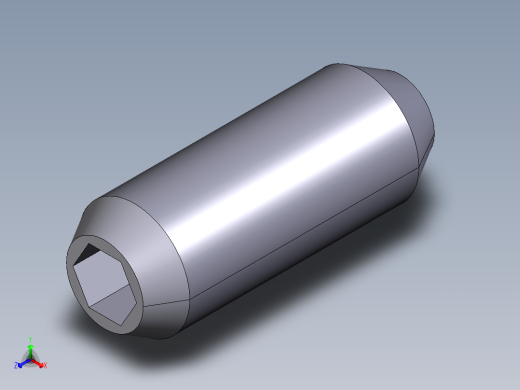 定位珠(輕荷重)(內六角)2203-3D多系列多零件图纸模型