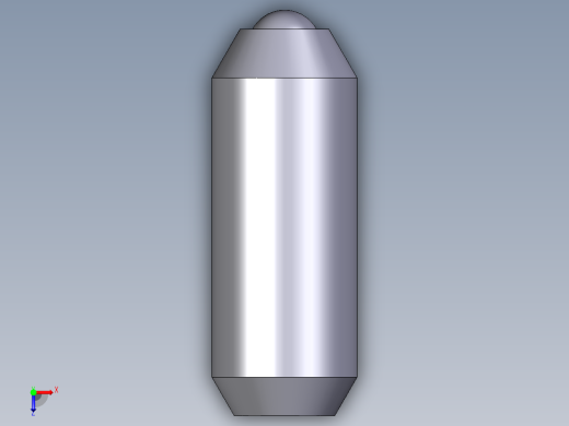 定位珠(輕荷重)(內六角)2203-3D多系列多零件图纸模型俯视缩略图